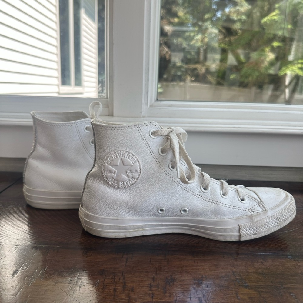 Converse All-Star White Canvas Sneakers